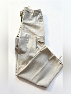 Beige Cargo Pants - Chino